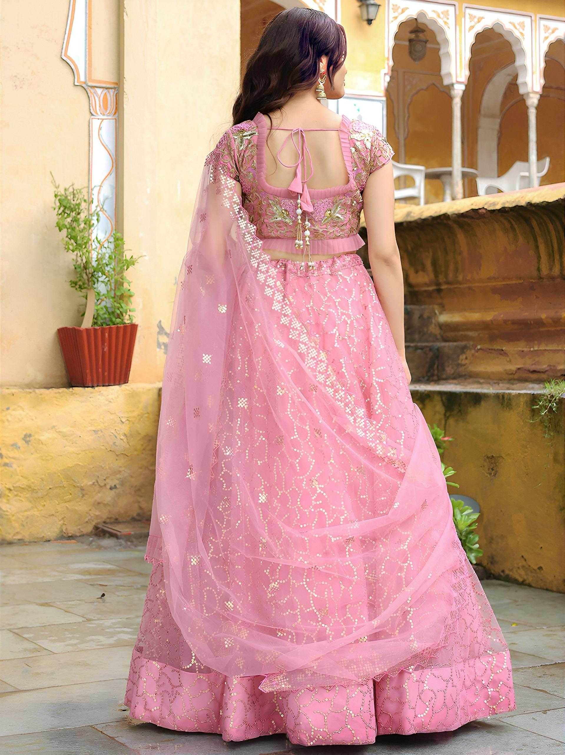 Soft Net Lehenga Choli - MYLUXURY LANE ENTERPRISE
